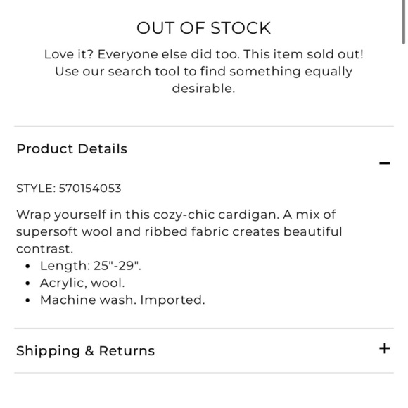 Chico's Nub Knit Open Front Cardigan Wool Blend Women's Size 2 Tan Beige - Picture 12 of 14